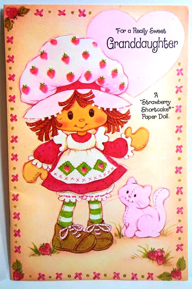 Vintage Strawberry Shortcake Paper Dolls - VINTAGE SHORTCAKE EPHEMERA