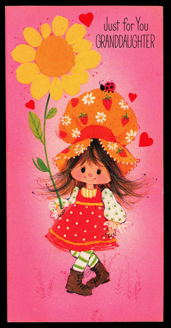 Vintage Strawberry Shortcake Valentines Day Cards - VINTAGE SHORTCAKE  EPHEMERA