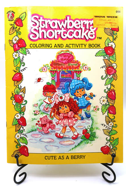 Vintage Strawberry Shortcake Stamp Fun Coloring Book - VINTAGE SHORTCAKE  EPHEMERA